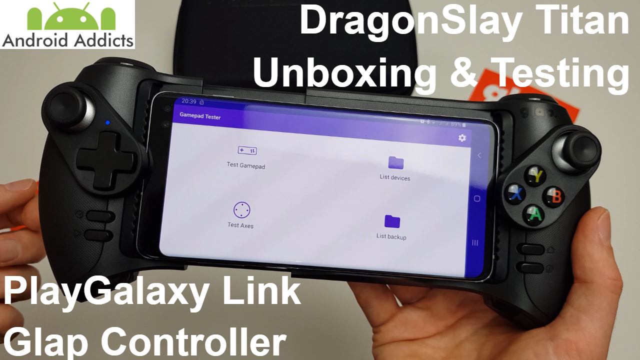 PlayGalaxy Link Glap Android Controller (DragonSlay Titan) - Unboxing and Gamepad Testing