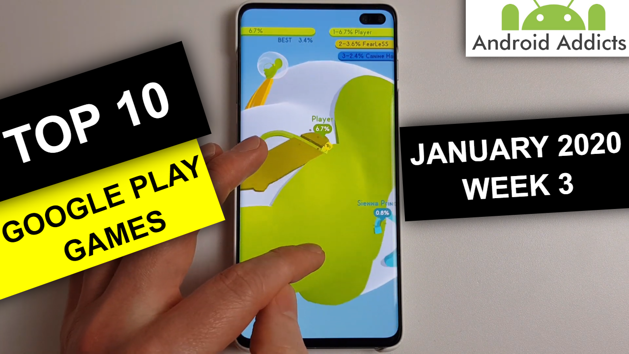 Top 10 Free Android Games on Google Play | January 2020 Week #3