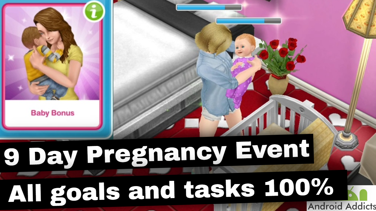 The Sims Freeplay - A Bumpy Ride 9 Day Pregnancy Event & Support Tasks