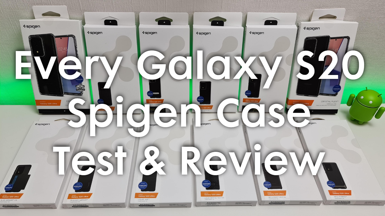 spigen galaxy s20 case lineup