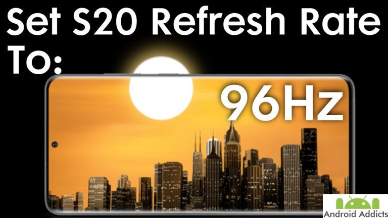 s20 5g refresh rate