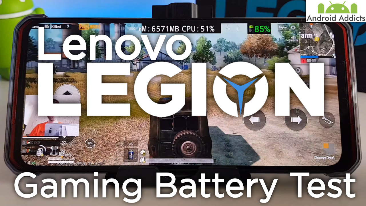 Lenovo Legion Phone Pro/Duel Gaming Battery Drain Test PUBG/COD/Fortnite