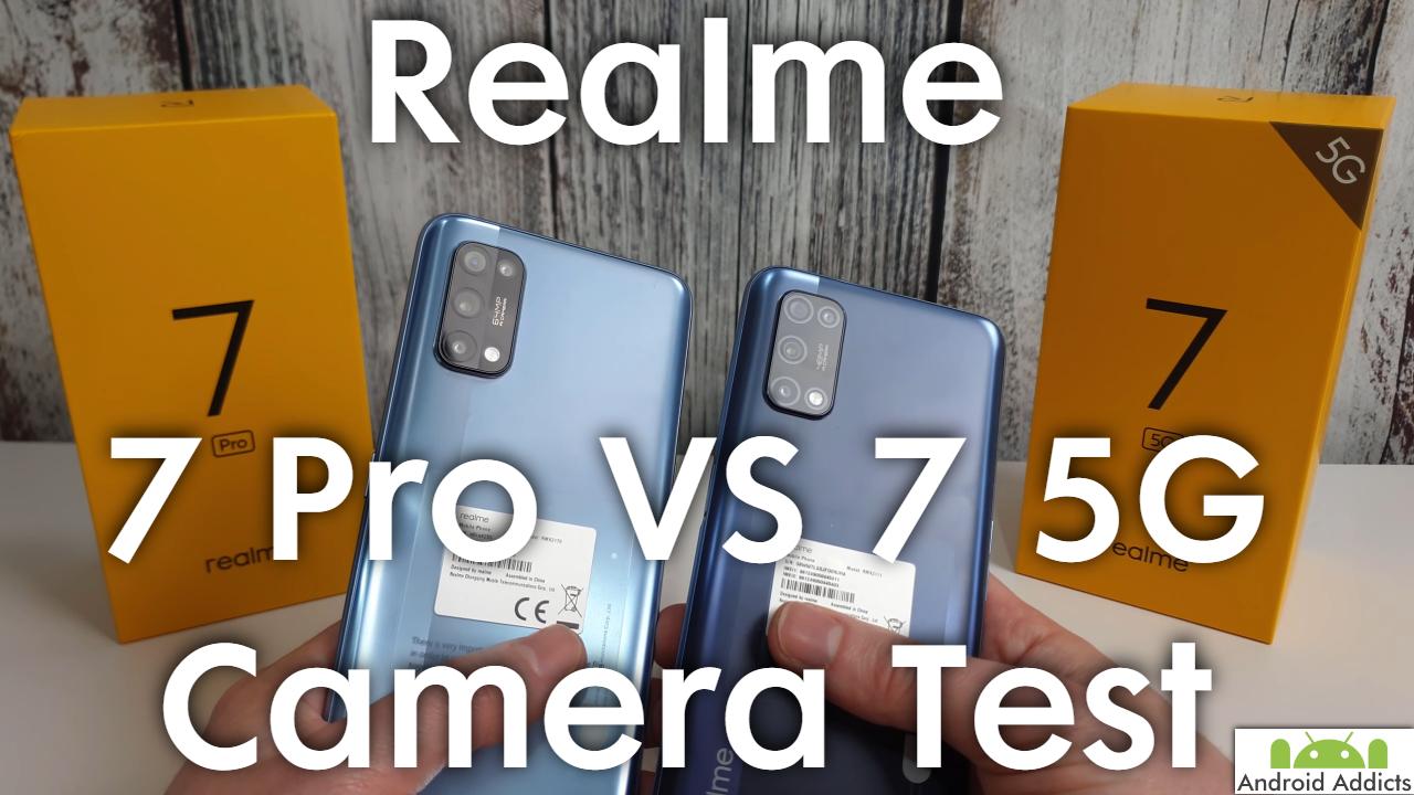 Realme 7 Pro VS 7 5G Camera Test Review