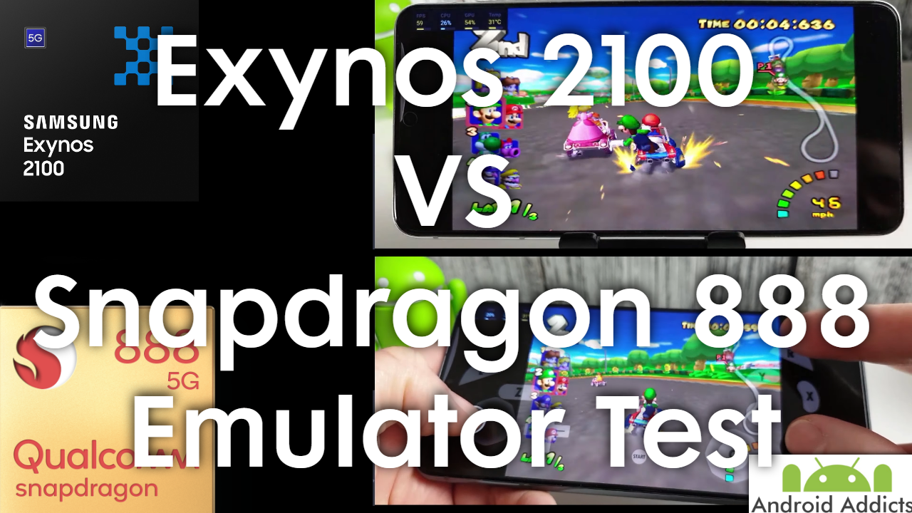 Exynos 2100 vs Snapdragon 888 Emulator Test Dolphin/PSP (Galaxy S21)