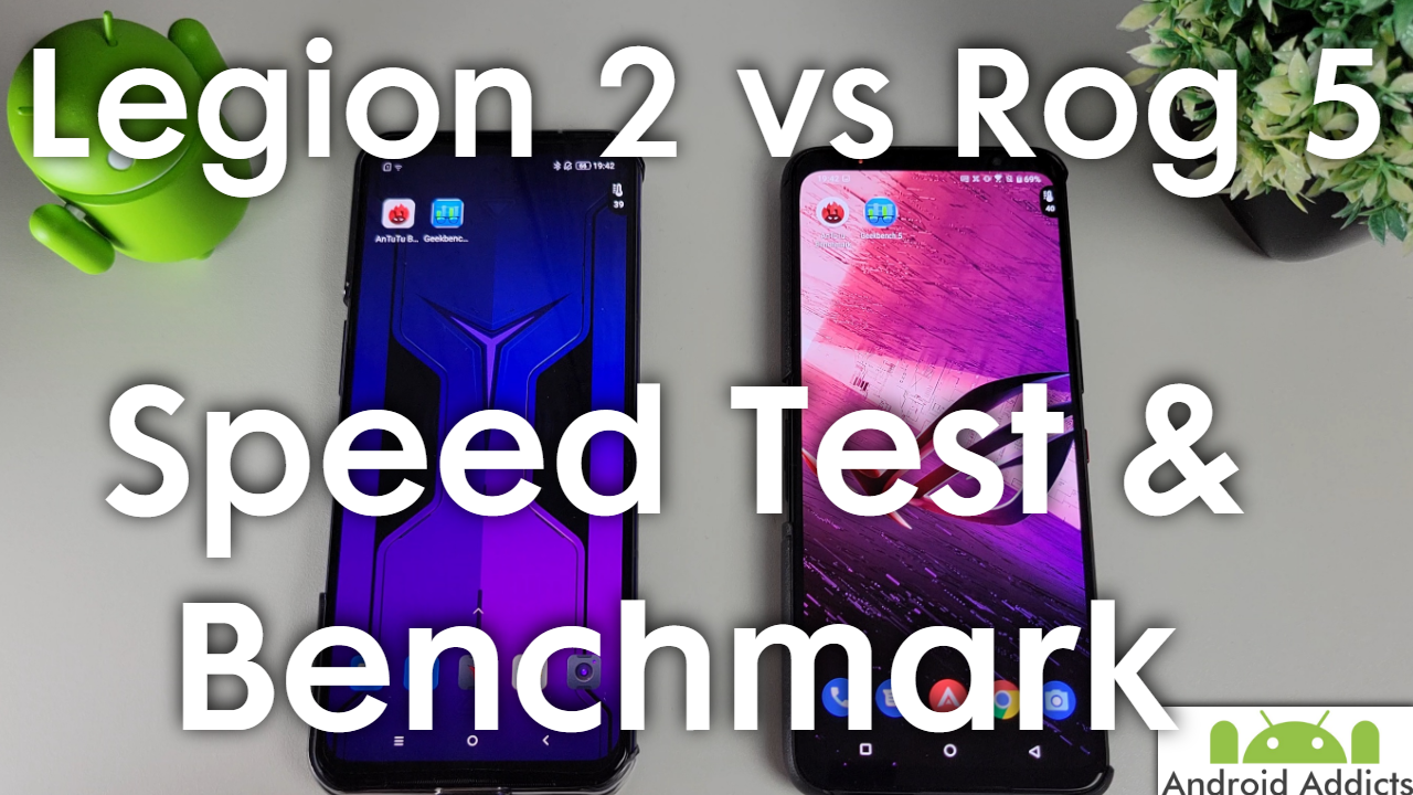 Lenovo Legion 2 vs Asus Rog Phone 5 Speed Test & Benchmark