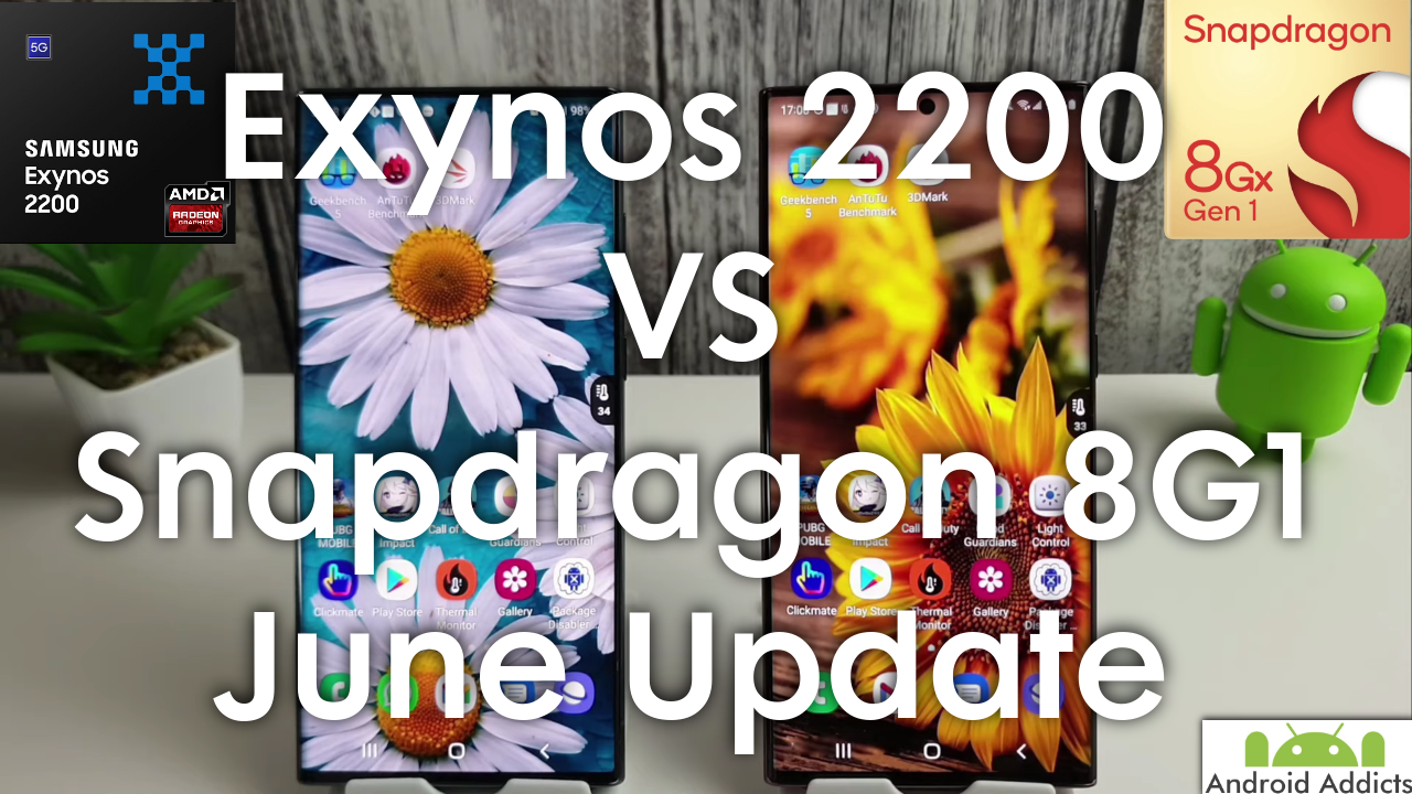 Galaxy S22 Ultra June Benchmark - Exynos 2200 vs Snapdragon 8G1